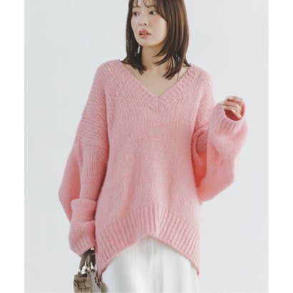 《WEB限定追加予約・別注》TRICOTS JEAN MARC 2WAYボリュームニット （ピンク）｜詳細画像