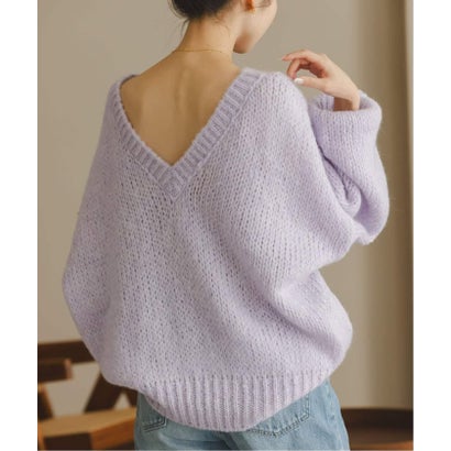 《WEB限定追加予約・別注》TRICOTS JEAN MARC 2WAYボリュームニット （ピンク）｜詳細画像