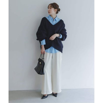 《WEB限定追加予約・別注》TRICOTS JEAN MARC 2WAYボリュームニット （ネイビー）｜詳細画像