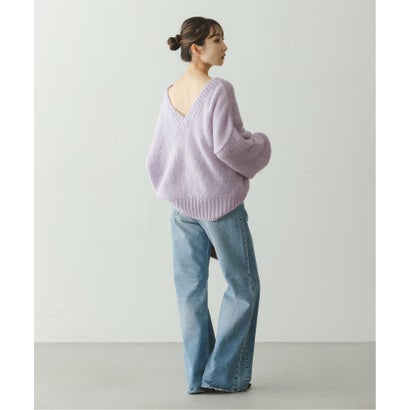 《WEB限定追加予約・別注》TRICOTS JEAN MARC 2WAYボリュームニット （ネイビー）｜詳細画像