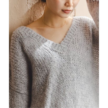 《WEB限定追加予約・別注》TRICOTS JEAN MARC 2WAYボリュームニット （パープル）｜詳細画像