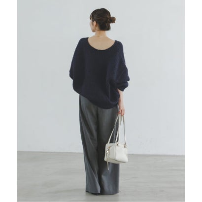 《WEB限定追加予約・別注》TRICOTS JEAN MARC 2WAYボリュームニット （パープル）｜詳細画像
