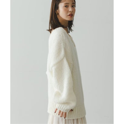 《WEB限定追加予約・別注》TRICOTS JEAN MARC 2WAYボリュームニット （パープル）｜詳細画像