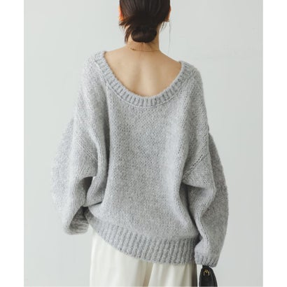 《WEB限定追加予約・別注》TRICOTS JEAN MARC 2WAYボリュームニット （パープル）｜詳細画像