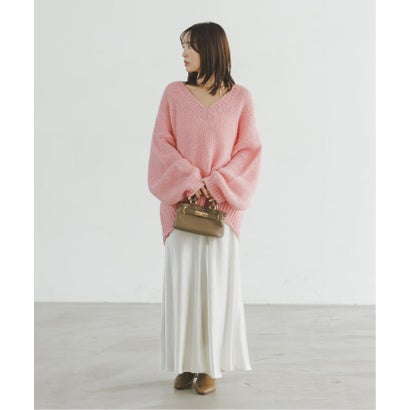 《WEB限定追加予約・別注》TRICOTS JEAN MARC 2WAYボリュームニット （パープル）｜詳細画像