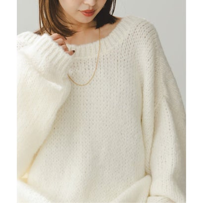 《WEB限定追加予約・別注》TRICOTS JEAN MARC 2WAYボリュームニット （パープル）｜詳細画像