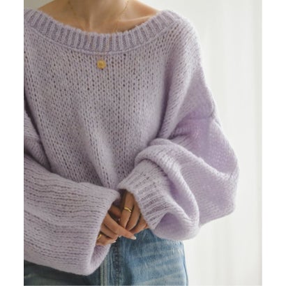 《WEB限定追加予約・別注》TRICOTS JEAN MARC 2WAYボリュームニット （グレー）｜詳細画像