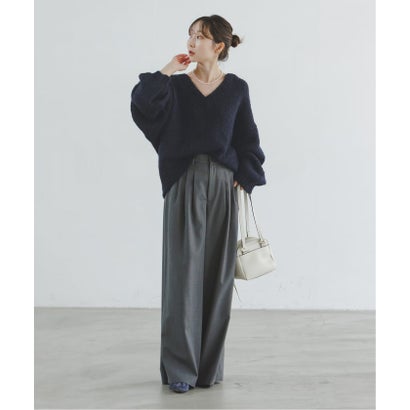 《WEB限定追加予約・別注》TRICOTS JEAN MARC 2WAYボリュームニット （グレー）｜詳細画像