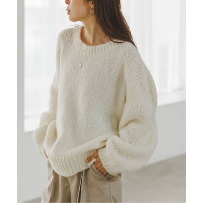《WEB限定追加予約・別注》TRICOTS JEAN MARC 2WAYボリュームニット （グレー）｜詳細画像