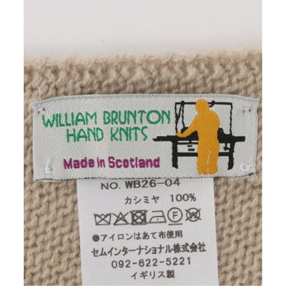 WILLIAM BRUNTON/ウィリアム ブラントン HEAD SCARF LONG TIES （ベージュ）｜詳細画像