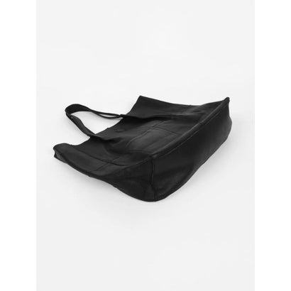 THIN LEATHER SMOOTH 3WAY TOTE BAG （ブラック）｜詳細画像