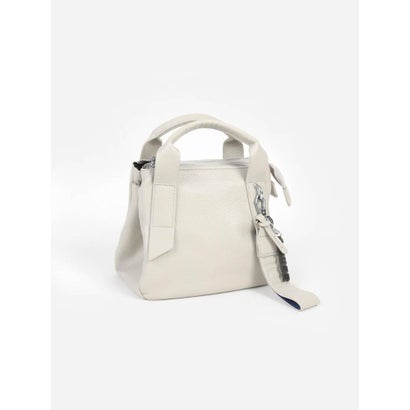 ヌエール nouer チャーム付きフェイクレザー2wayバッグ（silver,light gray,dark brown,khaki) （カーキ）｜詳細画像
