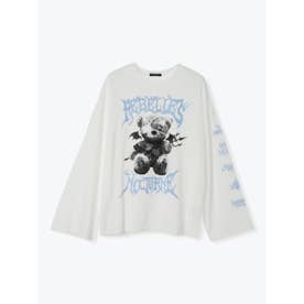 病みくまデビルユニセックスTシャツ （オフホワイト）