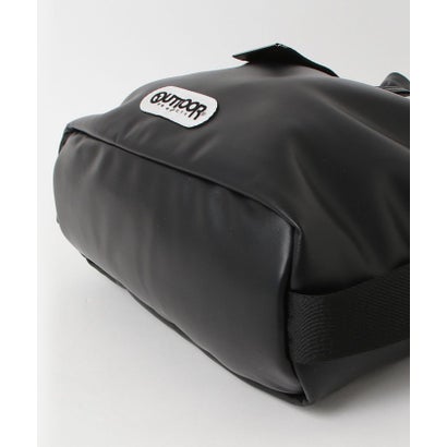 フレディエミュ fredy emue OUTDOOR PRODUCTS フェイクレザー2wayベルトトートS （ブラック）｜詳細画像
