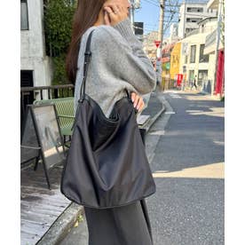 撥水ナイロンワンショルバッグ （ブラック）