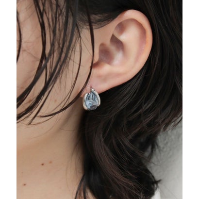 フレディエミュ fredy emue クリアストーンワンタッチピアス （ピンク）｜詳細画像