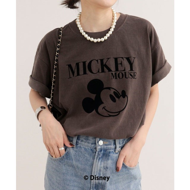 【fredy×GOODROCKSPEED】フロッキーMICKEY半袖T （ブラウン）