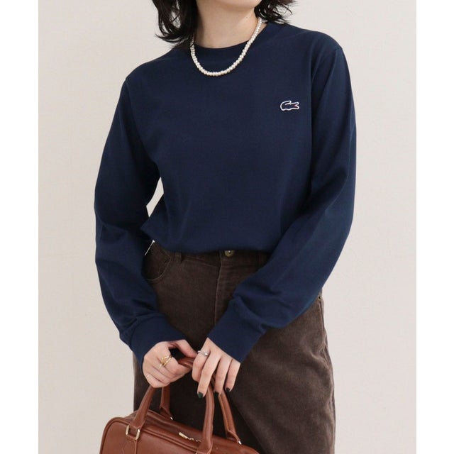 【LACOSTE】ロングスリーブTシャツ （ネイビー）