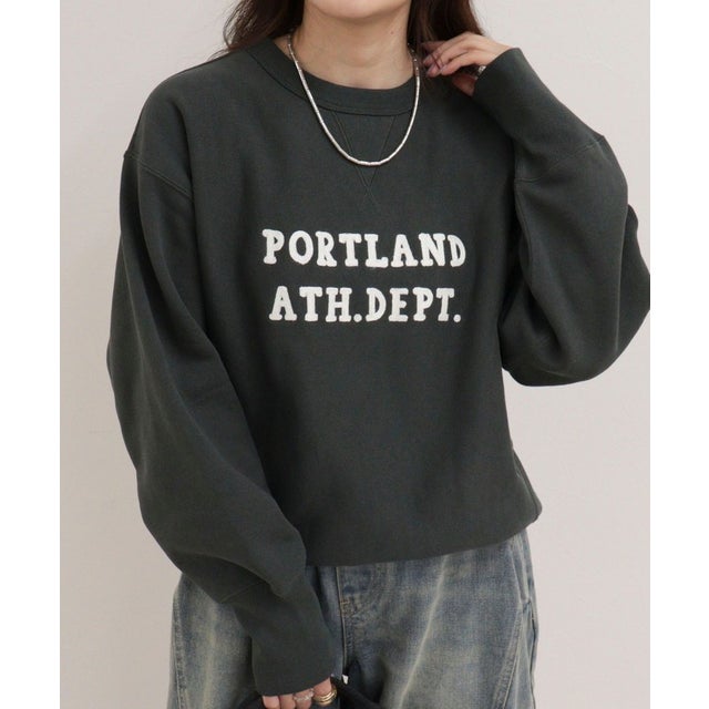 【CHAMPION】REVERSE WEAVE CREW NECK SWEATSHIRT （チャコールグレー）