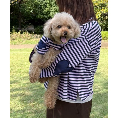 【FR PETS】ボーダーハートパッチPO （パープル系1）｜詳細画像