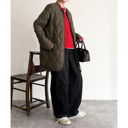 【TAION】MILITARY M65 LINER W-ZIP DOWN JKT （オフホワイト）｜詳細画像