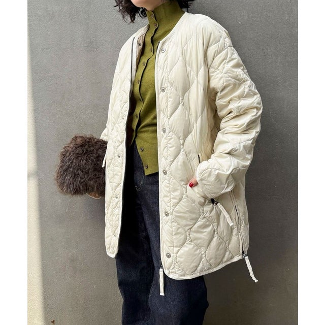 【TAION】MILITARY M65 LINER W-ZIP DOWN JKT （オフホワイト）