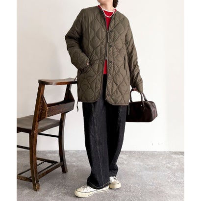 フレディエミュ fredy emue 【TAION】MILITARY M65 LINER W-ZIP DOWN JKT （カーキ）｜詳細画像