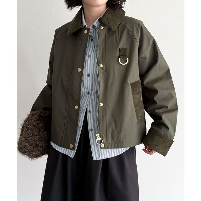 【BARBOUR】WENDY CASUAL JACKET （カーキ）