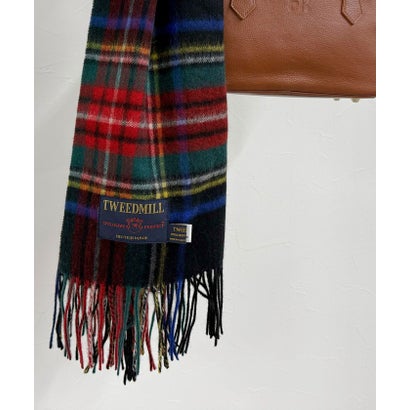 TWEEDMILL48幅ウールストール （ホワイト系2）｜詳細画像