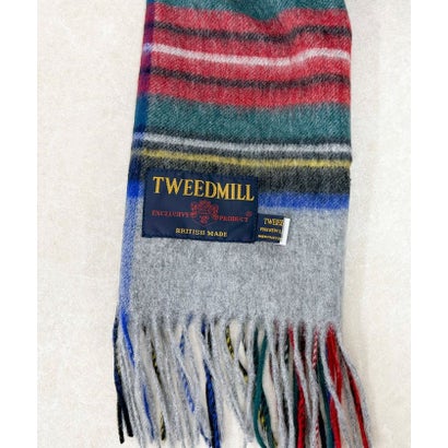 TWEEDMILL48幅ウールストール （ブラウン系1）｜詳細画像