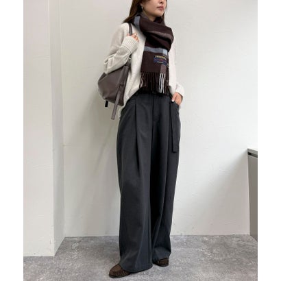 TWEEDMILL48幅ウールストール （ブルー系1）｜詳細画像