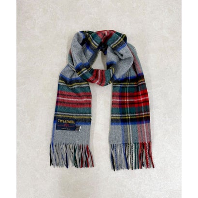 TWEEDMILL48幅ウールストール （グレー系1）｜詳細画像