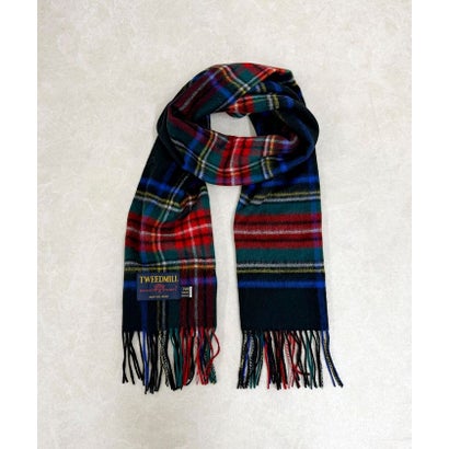 TWEEDMILL48幅ウールストール （ブラウンベージュ系1）｜詳細画像