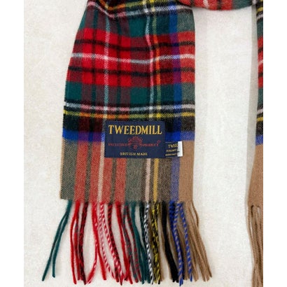 TWEEDMILL48幅ウールストール （ブラック・グレー系1）｜詳細画像