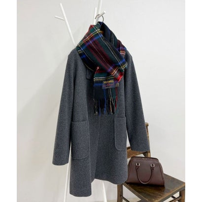 TWEEDMILL48幅ウールストール （ブラック・グレー系1）｜詳細画像