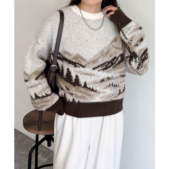 Mountain JQ Knit （ホワイト系2）
