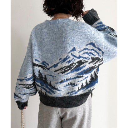 Mountain JQ Knit （ブルー系1）｜詳細画像
