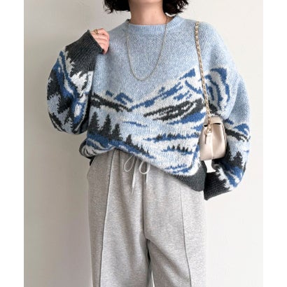 Mountain JQ Knit （ブルー系1）｜詳細画像