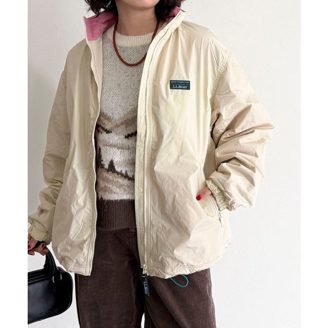 【L.L.Bean】Lovell microfleece lined Jacket （エクリュ）