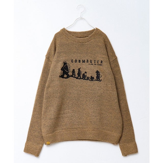 COB COBファミリー刺繍ニット （ベージュ）