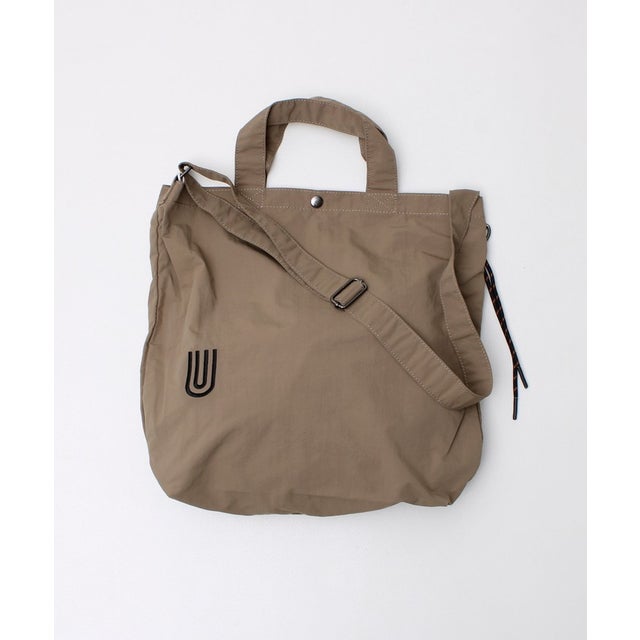 UO ウインクルナイロン2WAYショルダー （オリーブ）