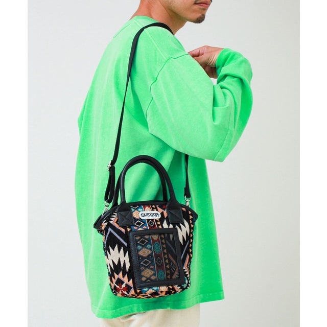 Jacquard 2way Bag （ブラック）