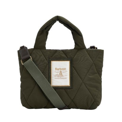 グロスター GLOSTER MARIAH MINI QUILTED TOTE BAG （オリーブ）｜詳細画像