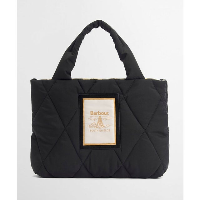 MARIAH MINI QUILTED TOTE BAG （ブラック）