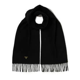 PLAIN LAMBSWOOL SCARF （ブラック）