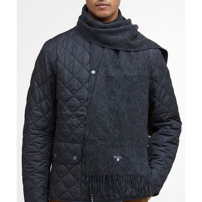 グロスター GLOSTER PLAIN LAMBSWOOL SCARF （ライトグレー）｜詳細画像