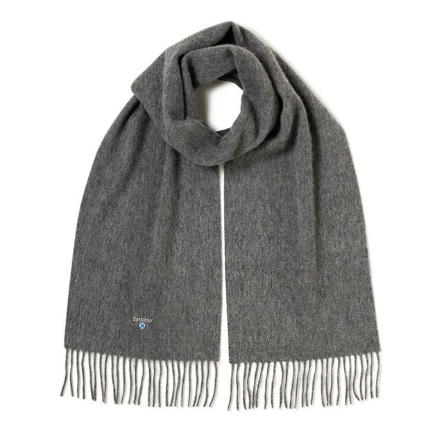 PLAIN LAMBSWOOL SCARF （ライトグレー）