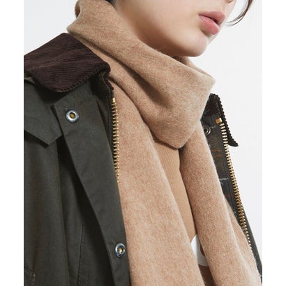 グロスター GLOSTER PLAIN LAMBSWOOL SCARF （チャコールグレー）｜詳細画像