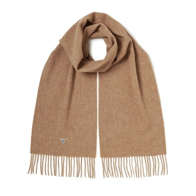 PLAIN LAMBSWOOL SCARF （ベージュ）