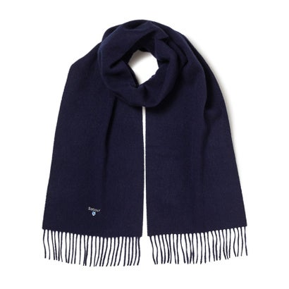 グロスター GLOSTER PLAIN LAMBSWOOL SCARF （ネイビー）｜詳細画像